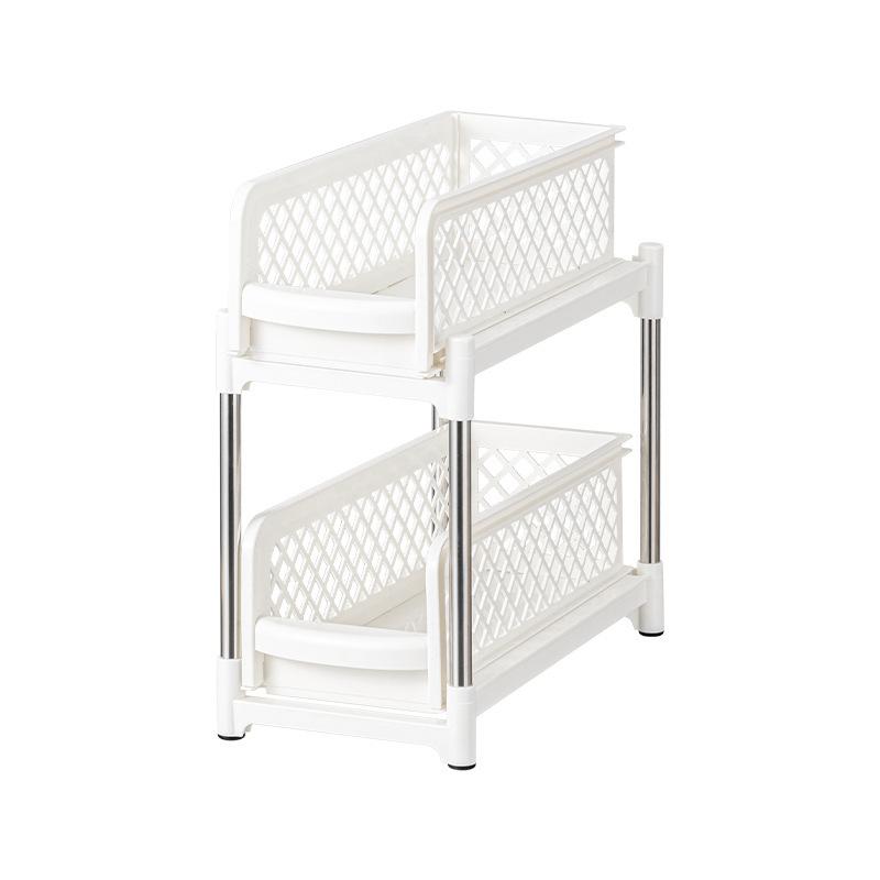 Product Introduction of 2-Tier 37CM Kitchen Multi-Use Slide-Out With Handles Under Sink Organizer Spice Rack  Holder Bathroom Bath Organiser 31