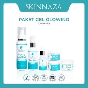 PAKET SKINNAZA GEL GLOWING[Free pouch]