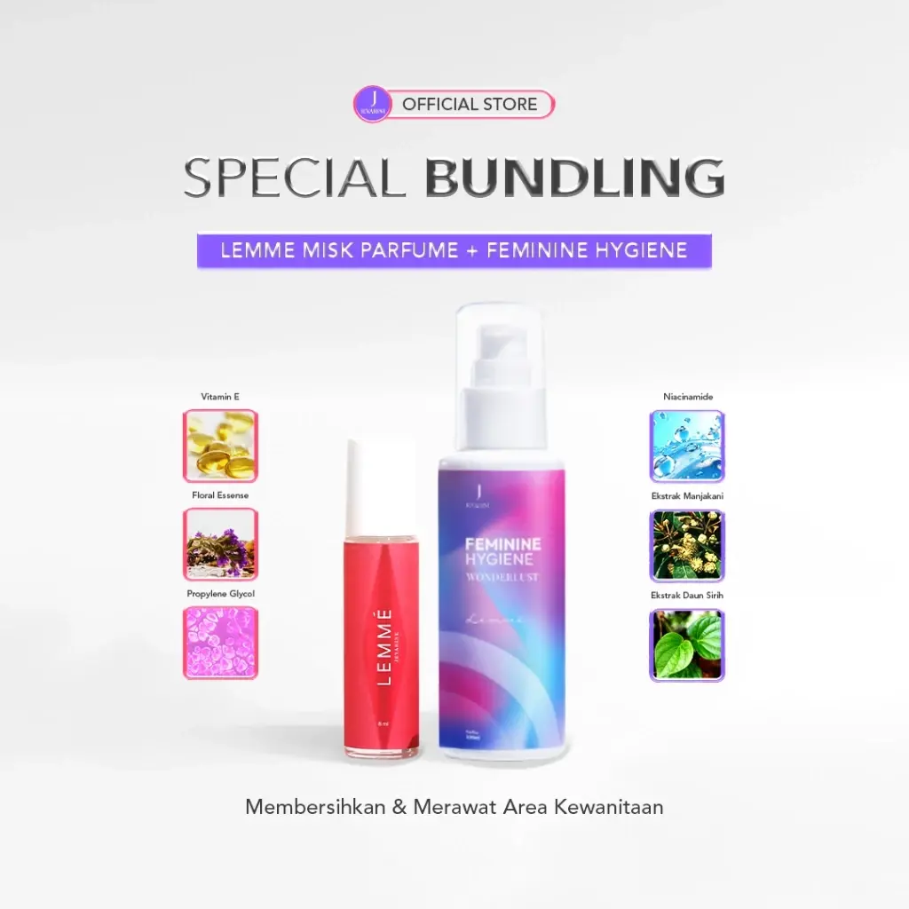 Jevarine Feminine Hygiene Bundling Lemme - Perawatan Khusus Wanita GM 1