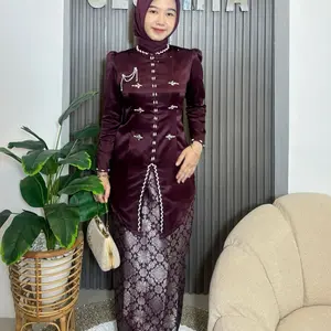 BUSUI FRIENDLY!! ZEA SONGKET kurung melayu satu set kurung melayu songket termurah set kondangan wanita viral termurah