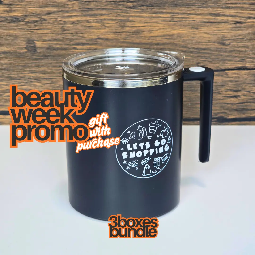 BLACK AUTO STIRRING CUP - GIFT WITH PURCHASE
