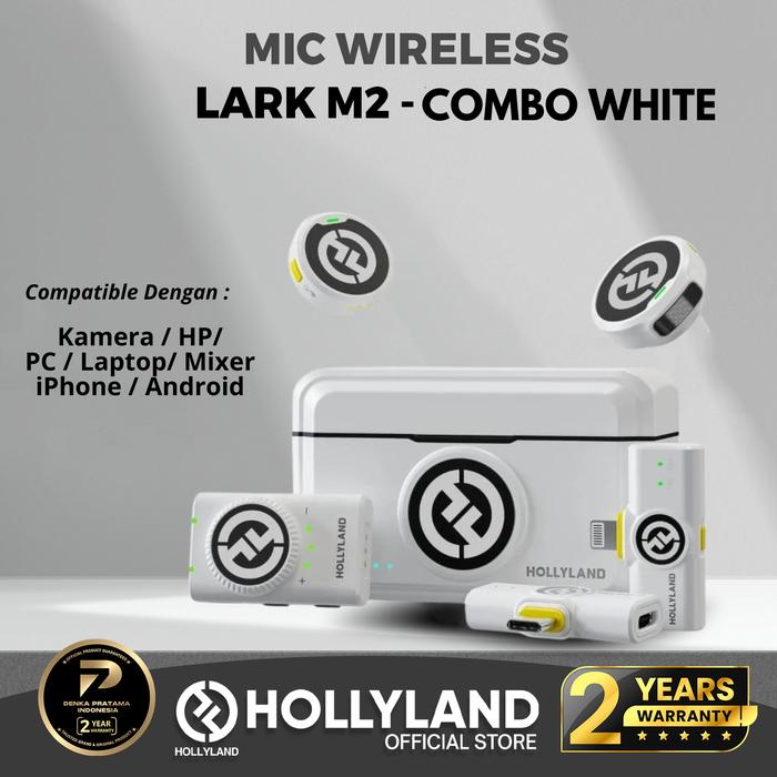 Promo Hollyland Lark M2 Mic Wireless 350m 2in1 Microphone dan Remote ...