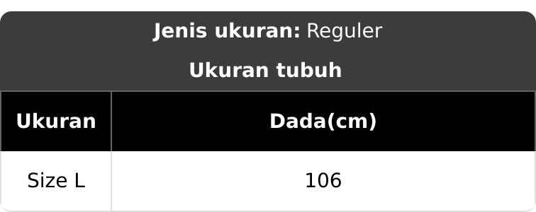 Size L - LD 106 cm - Kimono Outter Ayam Gedek Biru
