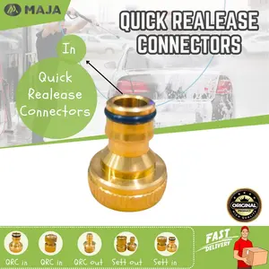 Maja Jet Cleaner Quick Release Connectors Foam Lance Jet Washer Alat Semprot Cuci Motor Cuci Mobil