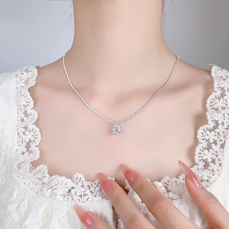   Dây chuyền xoắn mặt đính đá _Trang sức dành cho nữ bc925 phụ kiện thời trang,sang trọng  QUÀ TẶNG SIÊU SALE  