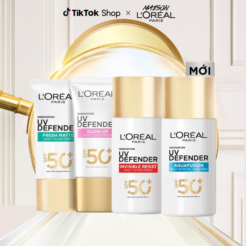   CHỐNG NẮNG WATERGEL MỚI  CHỐNG NẮNG PHỔ RỘNG THOÁNG DA UV DEFENDER L'OREAL PARIS 50ML   4 phân loại  