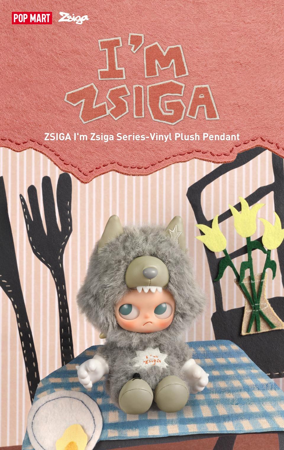 Jual POP MART ZSIGA I'm Zsiga Series - Vinyl Plush Pendant Blind