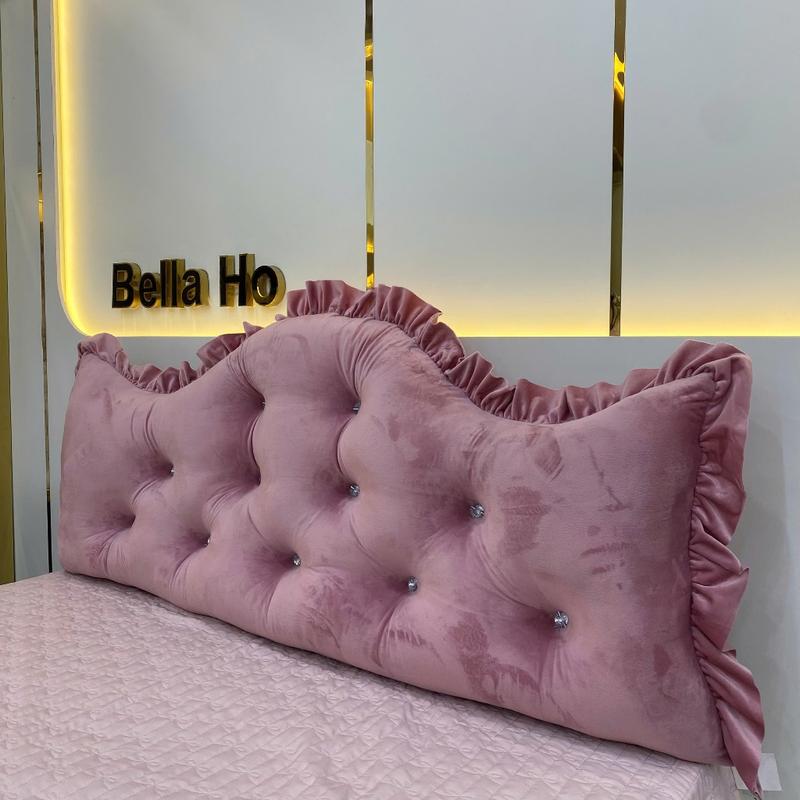 Gối Tựa Đầu Giường Loại Đẹp May Bèo Gối Đầu Giường đủ kích thước MÂU CẬP NHẬT