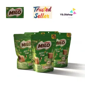 Nestle MILO Activ 67.5 G isi 25 Blok Cube Lokal Food Cemilan Chocolate Cokelat Susu BPOM MD 040833001500058 Rasa Lezat Bergizi Praktis