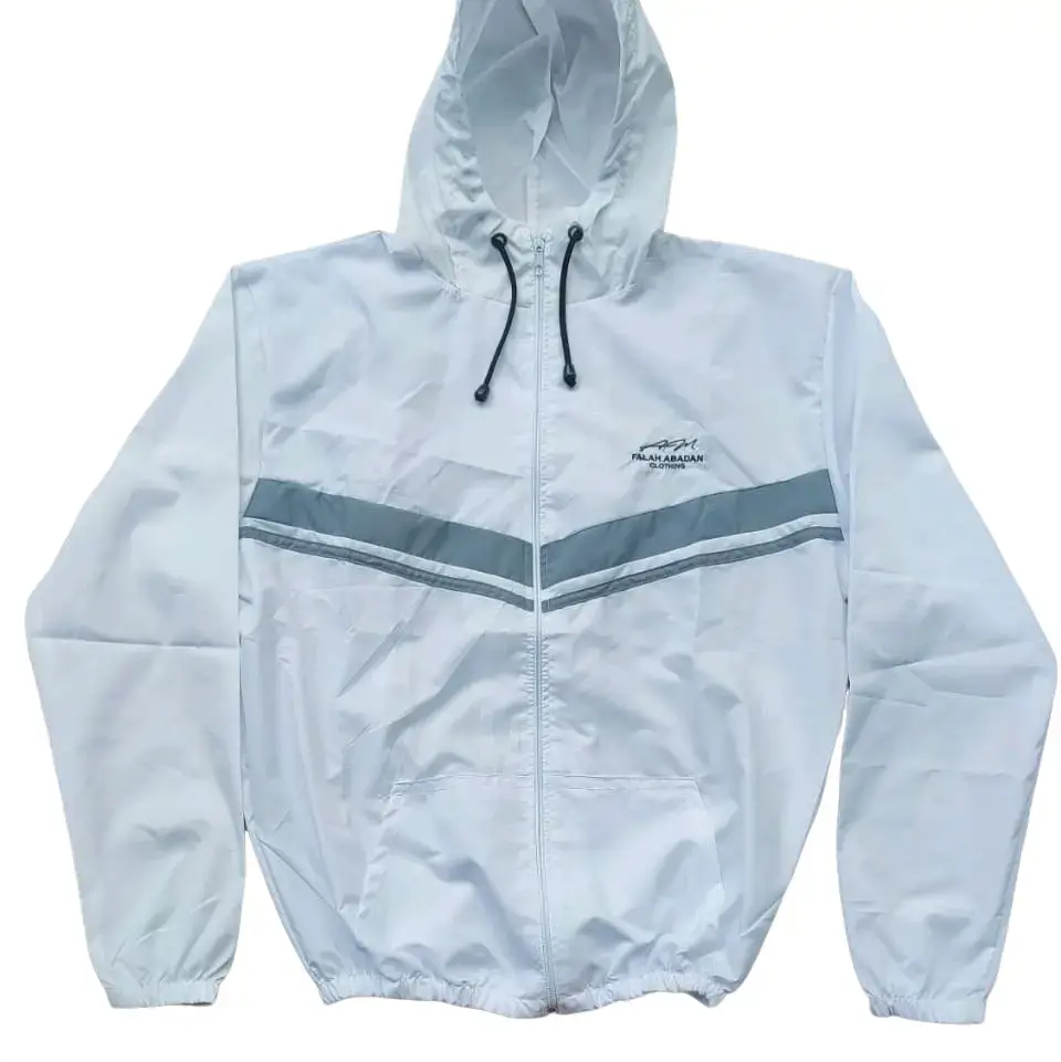 Jaket parasut olahraga | hoodie parasut sport one layer waterproof unisex