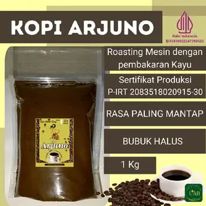 Kopi Bubuk Arjuno 1 kg Jenis Robusta Rasa Sedap Mantap Coffee