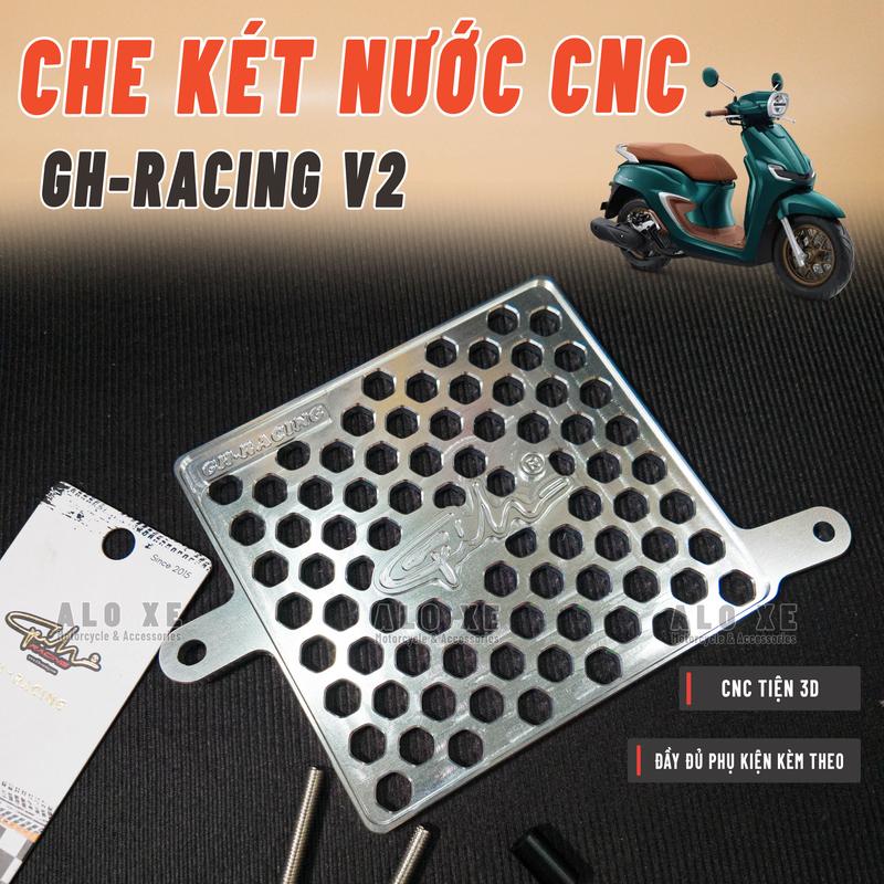 Che két nước CNC GH-Racing V2 2 chấu và 3 chấu cho xe Stylo 160 Vario AB Click SHi Lead 125 4Val và SH Mode 4Val- Phụ kiện phụ tùng xe máy