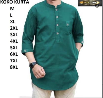 KEMKO TERBARU KATUN TOYOBO LENGAN 3/4  BAJU MUSLIM DEWASA  VARIASI S,M,L,XL JUMBO 1