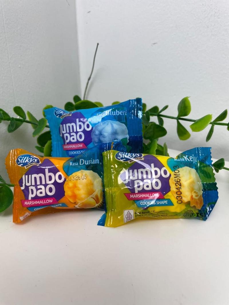 Product Introduction of [HALAL] Silkys jumbo pao Marshmellow 60 pcs 12
