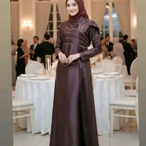 Zellin Dress/ Gaun kondangan terbaru/ Gamis kondangan/ Gaun Brismade