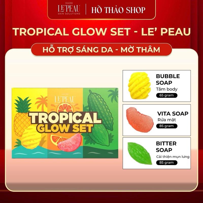 Combo 3 cục Bubble Soap - Vita Soap - Bitter Soap,  Xà Bông Tắm Dành Cho Body -Face  ( Tặng Túi Lưới Tạo Bọt)