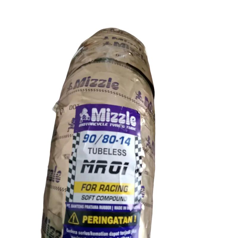 Ban Mizzle 90/80-14 MR01 MR 01 Balap Tubless Soft Compound untuk Kendaraan Motor - Motorcycle, Racing 0
