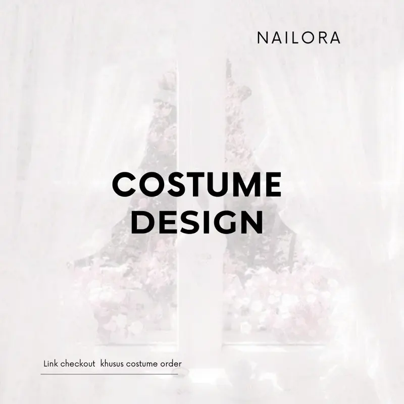 Kuku palsu Costume Design By NAILORA untuk Art Nail - Model 0