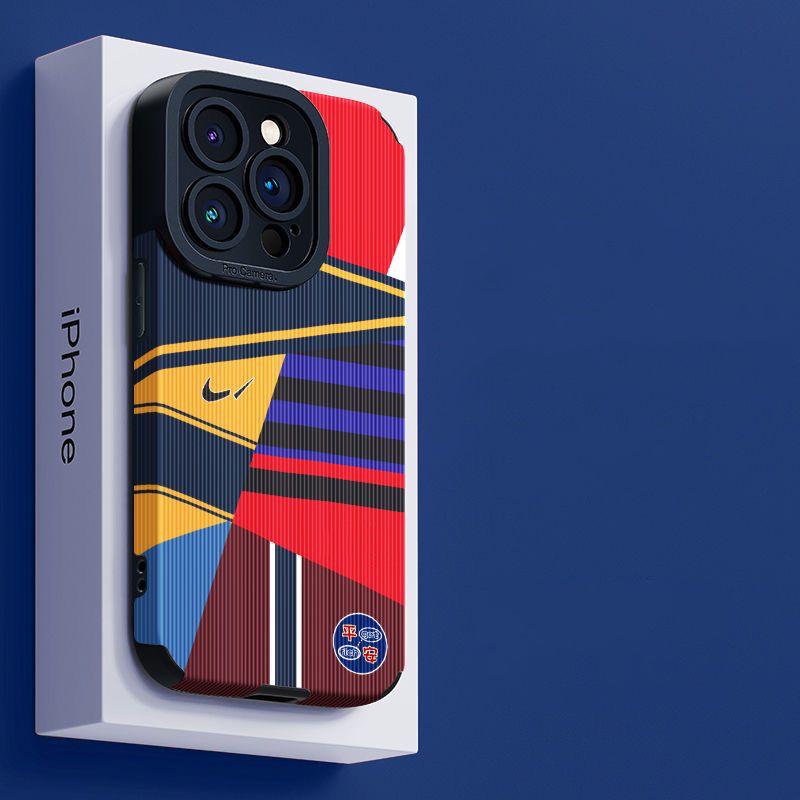 Sarung untuk iPhone, Serasi dengan 16, 11Pro max, 14 PRO MAX, 11, 12 / 13 / XR / 7 / 8plus, Xsmax, 15promax, Warna Kontras, Semua Termasuk, Diperbuat daripada Kulit Domba, Kalis Kejutan, Sarung Lembut