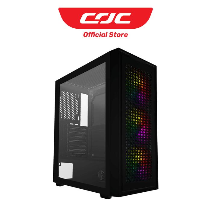 Gambar CUBE GAMING STARK BLACK M-ATX dari COC Komputer Kota Administrasi Jakarta Pusat Tokopedia