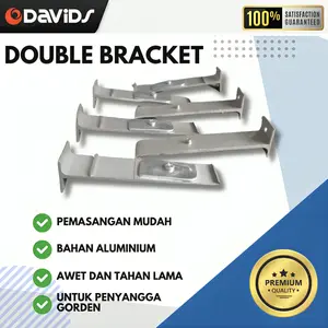Bracket Aluminium Rell Gorden / Rel Korden tebal & berkualitas