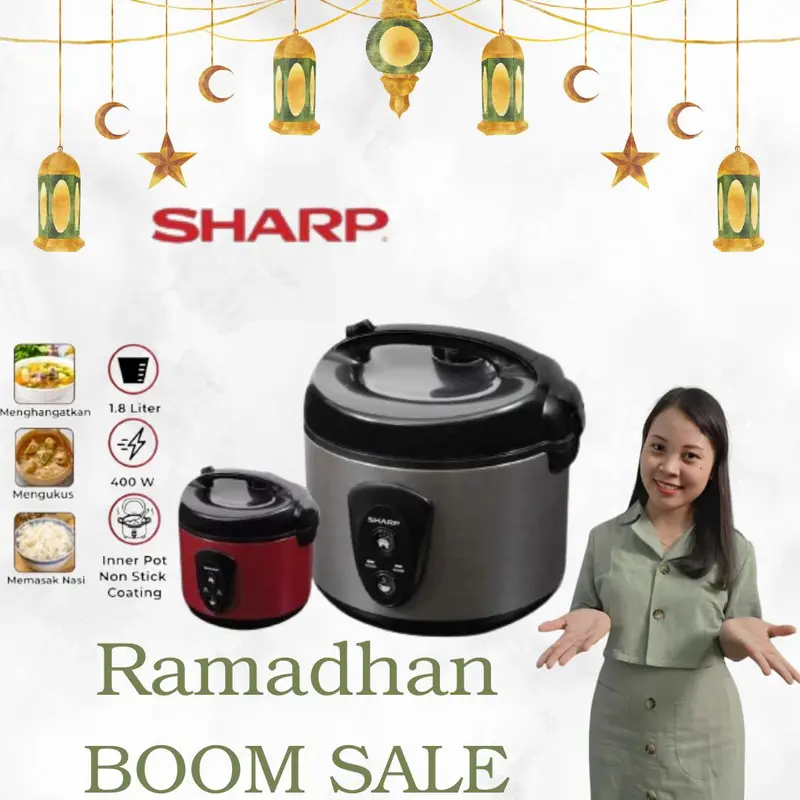 [RAMADHAN BOOM SALE NISA FAUZIAH]+[COD] RICE COOKER / MAGIC COM  KS-N18MG-RD / KSN 18 MG SL /KSN 18MG RD (1,8 LITER) 0