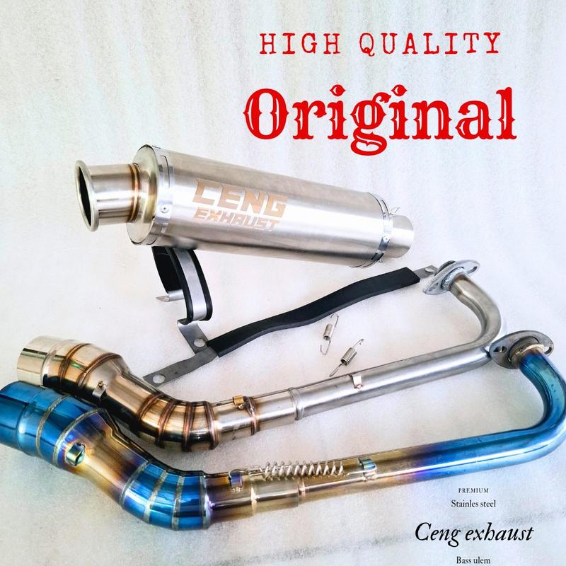 Product Introduction of Knalpot Racing Inlet 50mm Suara Bass Ulem Original Ceng Untuk Motor Matic Vario,Pcx,Nmax,Mio,Beat dll Motorcycle 5