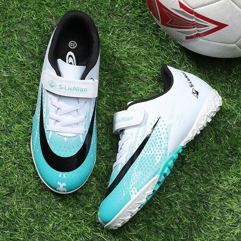 Product Introduction of JINTOHO Kids Soccer Shoes Society Children School Football Boots Cleats Grass Sneakers Boy Girl Outdoor Athletic Training Sport Footwear 25