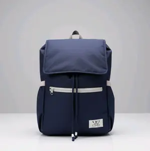 Emzibag backpack tas sekolah kuliah kerja  wanita ransel laptop 14inch waterproof unisex