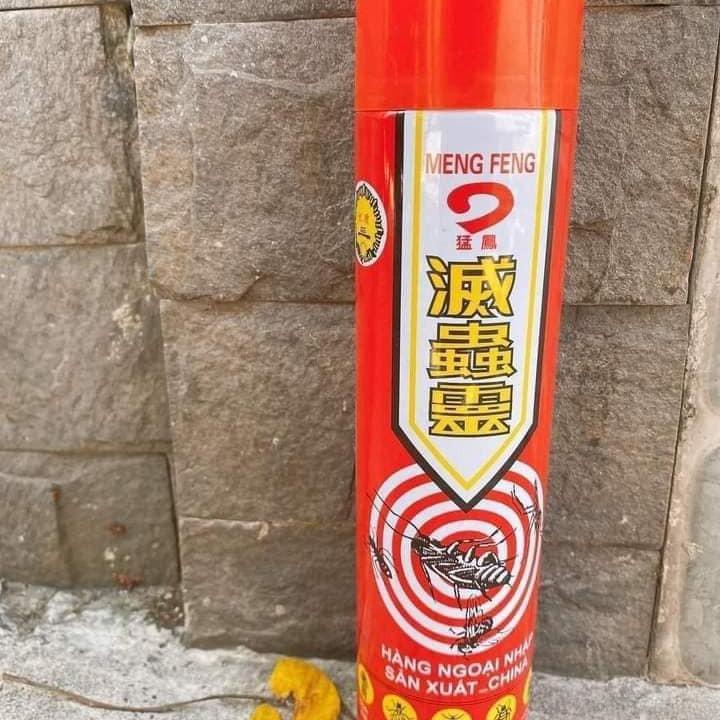 Bình Xịt Côn Trùng Meng Feng Số 9 Nội Địa Trung – Diệt Muỗi, Kiến, Gián Cực Mạnh, Hiệu Quả Nhanh