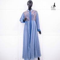 Gambar GAMIS OZIAS BROKAT PREMIUM 09984 LD 105 I Gamis Kondangan Cantik I Fashion Remaja Wisuda Muslim Nyaman - denim dari Ozias.id Kota Administrasi Jakarta Barat 5 Tokopedia