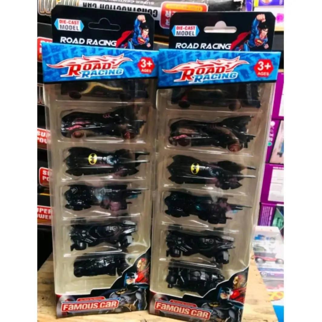 Mainan Anak Diecas Batman Isi 6 pcs Mainan Mobil Batman murah