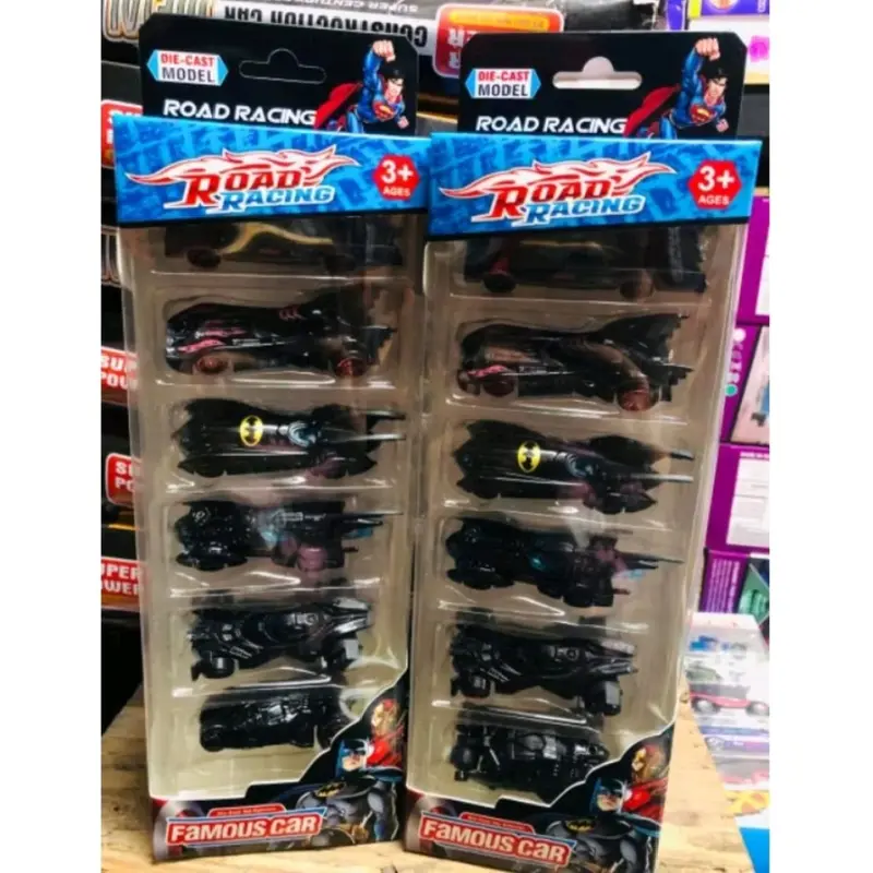 Mainan Anak Diecas Batman Isi 6 pcs Mainan Mobil Batman murah 0