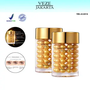 BPOM VeZe Krim Mata Emas Untuk Kulit Keriput Kantong  Lingkaran Hitam - FZ21873 Eye Mencerahkan kantung mata masker