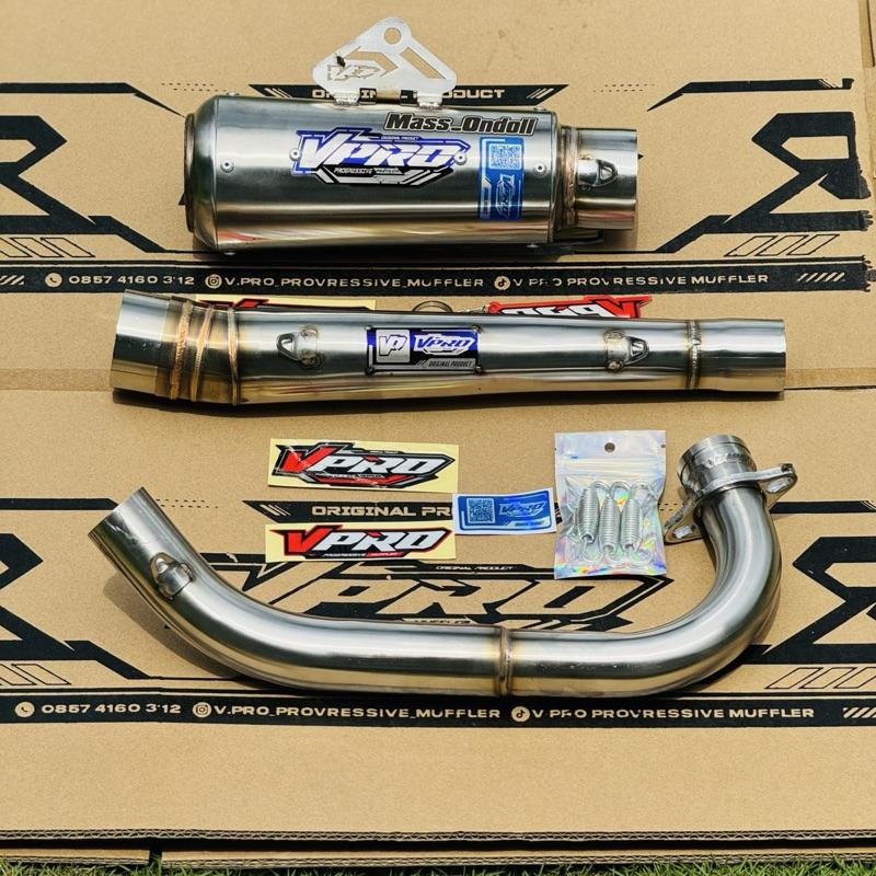 Knalpot V-PRO MX KING GP-1 Prostreet Free Laser Nama!!