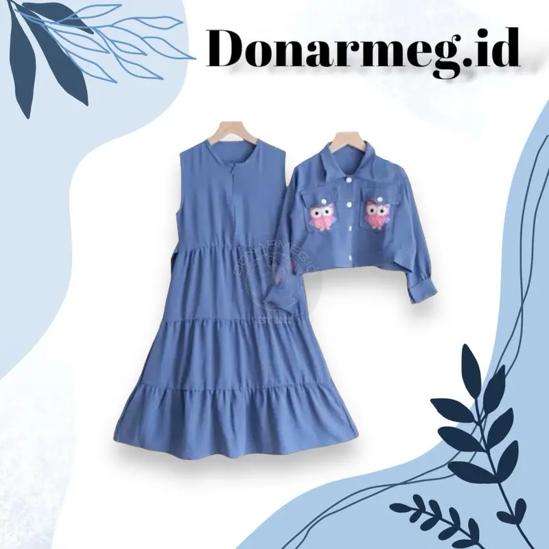 SETELAN AMALIA KIDS BAJU KEKINIAN ANAK PEREMPUAN BAHAN CRINKLE 6-14 TAHUN Fashion 0