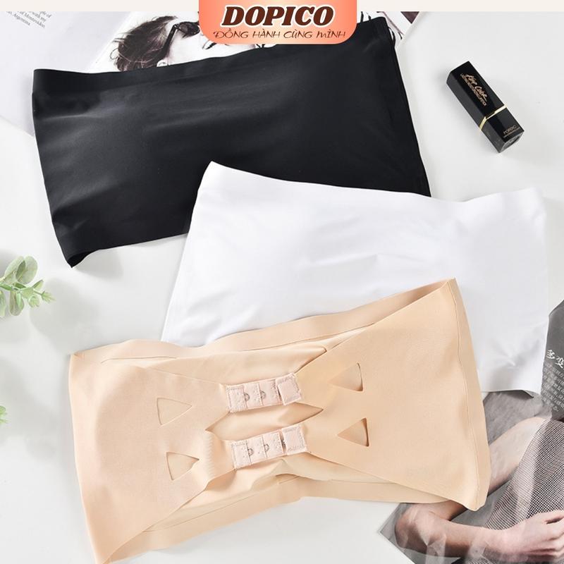 Áo bra nữ không đây mềm mại - Áo quây ngang nữ đệm mút mỏng chất su mát mẻ Lanixa DOPICO B8883 áo  ngực  su  mát  lạnh