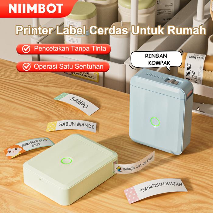 Promo NIIMBOT D110 Printer label Bluetooth untuk penggunaan di rumah ...