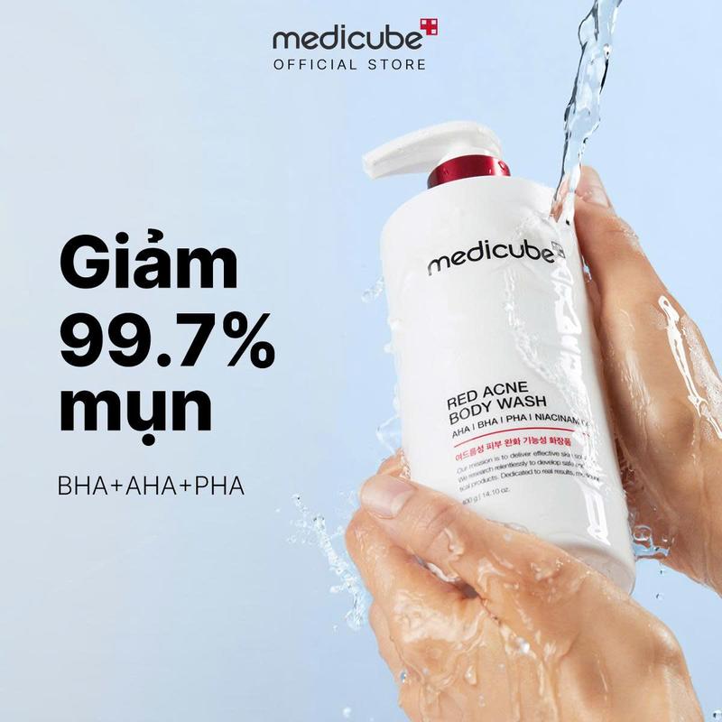 Sữa tắm cho da mụn RED ACNE BODY WASH 400ml