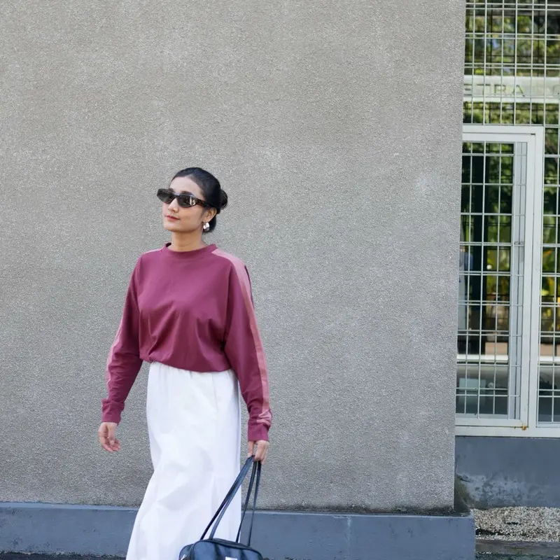 Alisha two tone blouse by monicathelabel 0