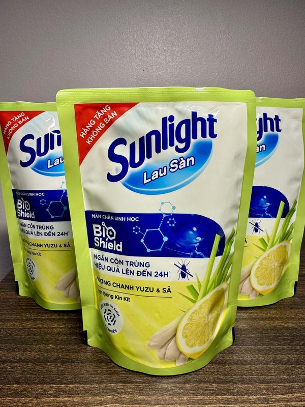 Nước Lau Sàn Sunlight 200g Chanh Yuzu Sả – Thơm Mát, Sạch Sàn, Tiết Kiệm