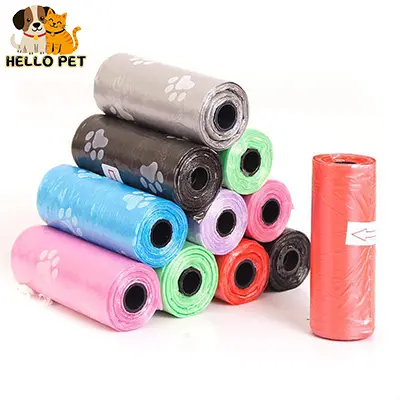 Pets Trash Bag Dog Poop Bag Printed Pet Garbage Disposable Trash Bag