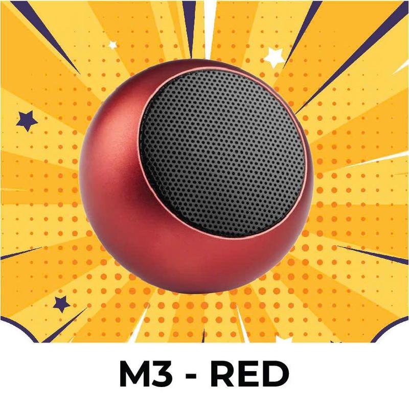 Loa Bluetooth M3 loa nhiề màu dễ dàng lựa chọn. Phù hợp mamg ngoài trời, nghe nhạc mọi thể loại Củ Loa Kem,  M3 Thiết kế nhỏ gọn tiện lợi,