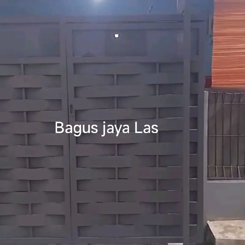 pager besi minimalis model anyam 3