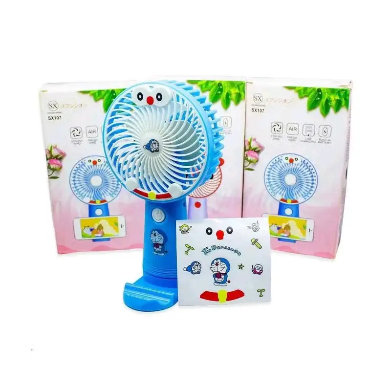 Kipas Angin portable SX107 Kipas mini genggam tangan karakter 4