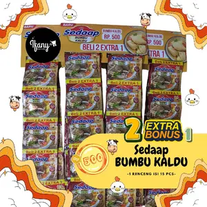 75PCS Sedaap Bumbu Kaldu Sachet 500an – Beli 2 Extra 1! (DIKIRIM VARIAN RANDOM) | Ifanymart.ofc