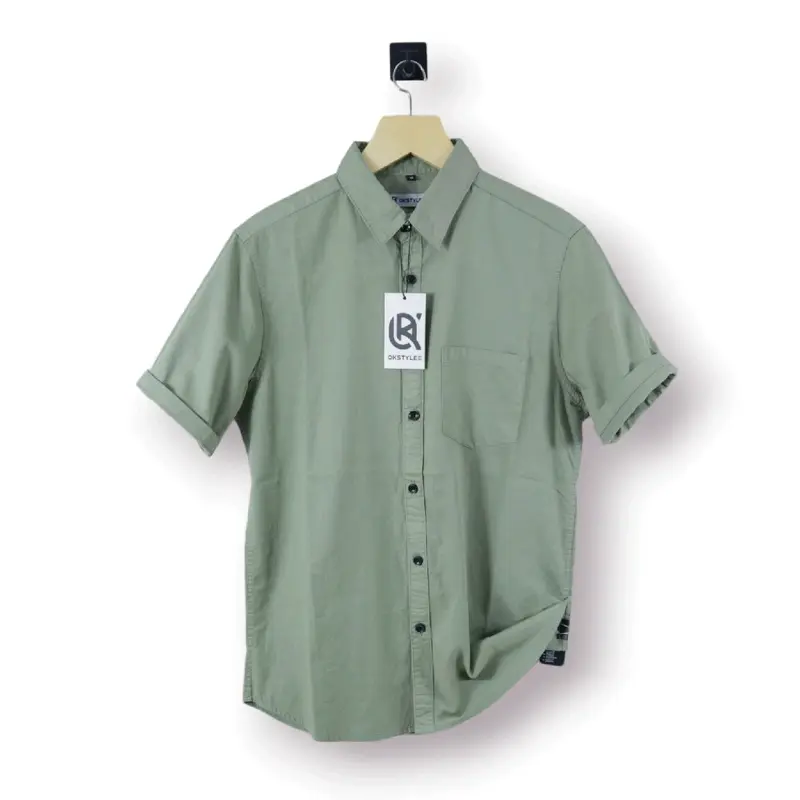 kemeja Cowok Distro terbaru Kemeja pria lengan pendek termurah Kemeja Tangan pendek 3