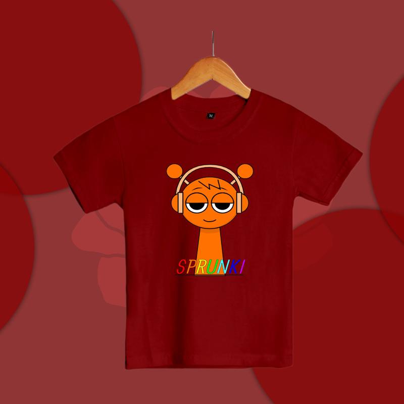 Baju Kaos Incredibox Sprunki Anak Laki Laki Usia 4-11 Tahun Fashion 6