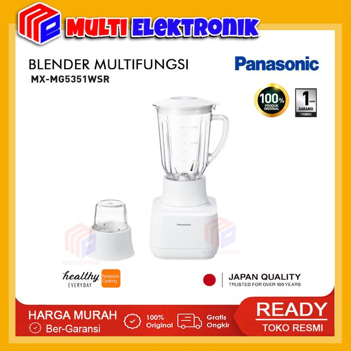 Gambar Panasonic Blender MX-MG5351WSR Blender Kapasitas 2 Liter dari Toko Multi Elektronik Kota Administrasi Jakarta Pusat Tokopedia