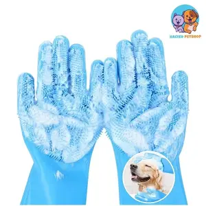 [HACIKO PETSHOP] PET GROOMING GLOVES Sarung tangan shower hewan peliharaan